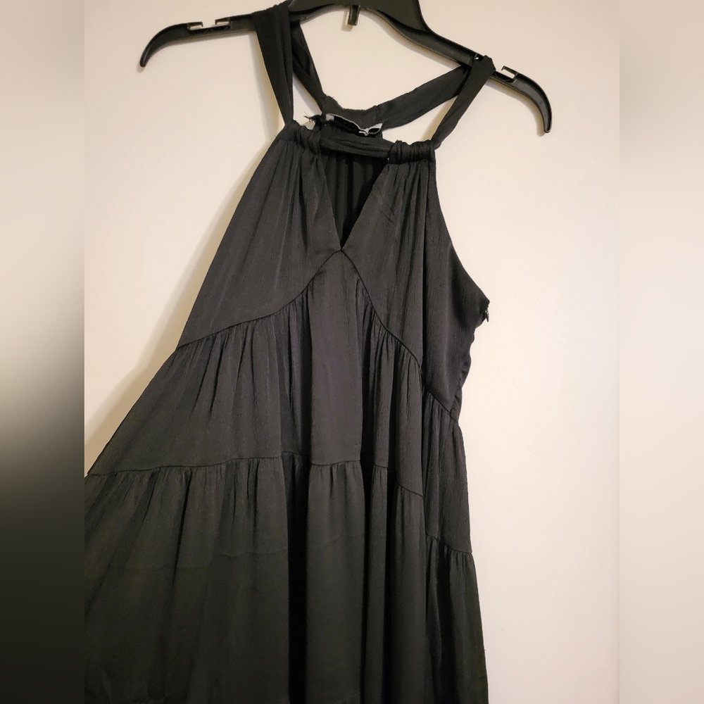 Lush Black Halter Dress NWOT!